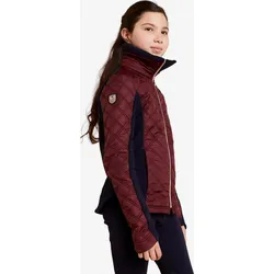 Reit-Fleecejacke 500 Warm Kinder bordeaux/marineblau Gr. 152 - 12 Jahre