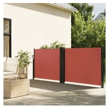 vidaXL Seitenmarkise 120 x 1000 cm Orange Polyester