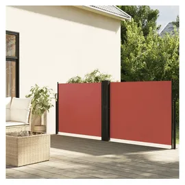 vidaXL Seitenmarkise 120 x 1000 cm Orange Polyester