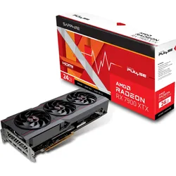 Sapphire Pulse Radeon RX 7900 XTX Grafikkarte - 24GB GDDR6, 2x HDMI, 2x DP, lite retail