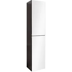 Spiegel Badschrank in Dunkelgrau 40 cm breit