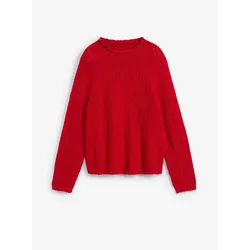 bonprix Wollpullover verkürzt, rot, 40/42 (M), Wolle