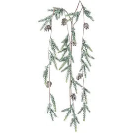Creativ green Winterliche Kunstpflanze 100 cm grau