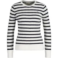 GANT »Strickpullover STRETCH COTTON CABLE STRIPE C-NECK«,