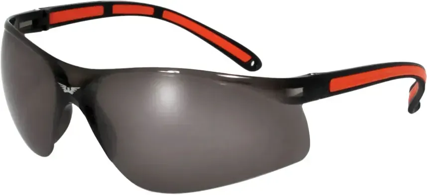 Global Vision Matrix, lunettes de sécurité - Noir/Rouge Foncé Teinté
