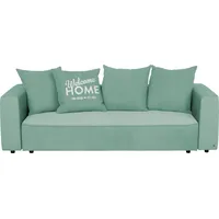 Tom Tailor Schlafsofa »HEAVEN CASUAL SLEEP«, aus der COLORS COLLECTION, inklusive Bettfunktion & Bettkasten, grün