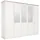 hom'in Drehtürenschrank CAMRON 255 x 209 x 60 cm Grau/Weiß