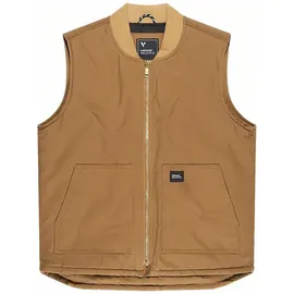 Vintage Industries Hallet Bodywarmer Dark Tan S