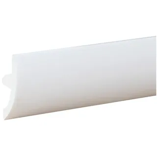 PROVISTON Licht Stuckleiste 36.6 x 70 x 2000 mm Moderne led Deckenleiste Kunststoff Weiß Wasserfest, Robust und Langlebig