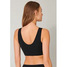 SCHIESSER Damen nahtloses Bustier mit herausnehmbaren Pads - Invisible Soft, schwarz_170364, 40