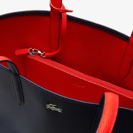 Lacoste Anna Reversible Two-Tone Tote Bag marine/rouge