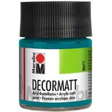 Marabu Decormatt Acrylfarbe 50 ml Türkis