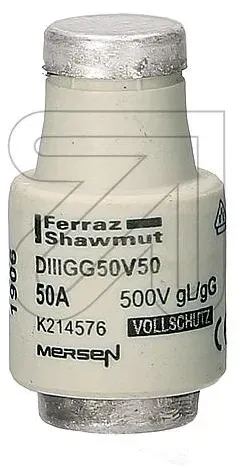 Diazed-Sicherungseinsätze, 50A, (5er Pack)