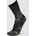 Fahrradsocken 2 Paar Schwarz/Lime 39-41