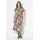 Studio Untold Jerseykleid Maxikleid Jungle-Print Grün 54/56