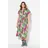 Studio Untold Jerseykleid Maxikleid Jungle-Print Grün 54/56