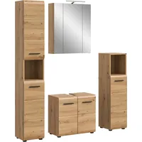 WELLTIME Badezimmer-Set Florenz 5-tlg. Eiche