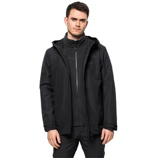 Jack Wolfskin Taubenberg 3in1 Jacke - Black - L