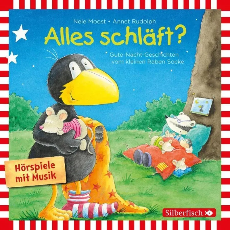 Alles Schläft? (Alles Ohne Ende!  Alles Monster!  Alles Verbummelt!  Alles Besser!) (Der Kleine Rabe Socke) 1 Audio-Cd - Nele Moost (Hörbuch)