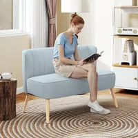 Homcom 2-Sitzer Stoffsofa 117x56,5x77cm
