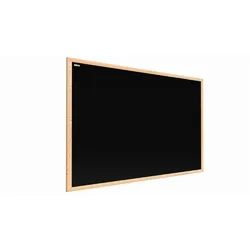 ALLboards Magnetische Kreidetafel 80x50 cm, Naturholzrahmen