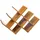 5 five simply smart Weinregal 8 Fächer 46 x 0 x 0 cm Beige