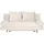 SUN GARDEN Schlafsofa Stoff 2-Sitzer Grau