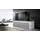 Vladon Valencia Lowboard 155 x 46 x 40 cm Weiß matt/Avola-Anthrazit/Weiß Hochglanz MDF/Spanplatte