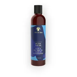 As I Am DRY & ITCHY Olive and Tea Tree Oil Leave Conditioner, 237 ml