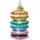 SIKORA Weihnachtsbaumkugel Macarons besondere Weihnachtskugel Glas Anhänger – BS532, Christbaumschmuck Deko - traditionell, witzig & außergewöhnlich