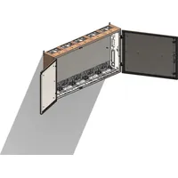 ABN SE54 Wandgehäuse geerdet IP54 BxHxT: 1300x652x225mm