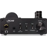 InLine AmpUSB-EQ, Hi-Res DSD Kopfhörer-Röhrenverstärker+ Equalizer, USB DAC