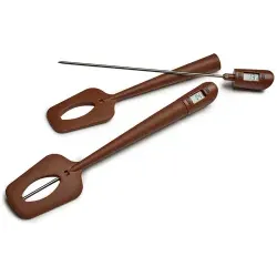 SCHNEIDER Stielschaber mit Thermometer 160015 , 1 Schaber