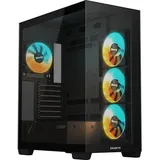 Gigabyte AORUS C500 Panoramic Stealth Midi Tower Gaming Gehäuse mit Glasseitenfenster