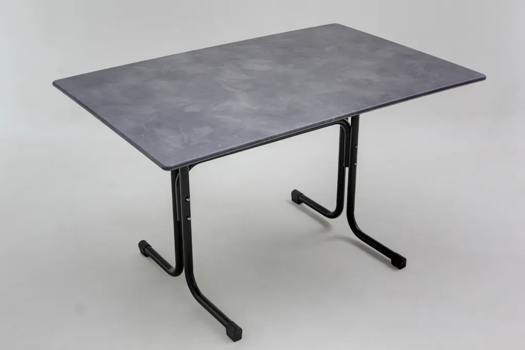 Gardissimo DARK SLATE Gartentisch Klapptisch Topalit-Platte 120x80cm klappbar