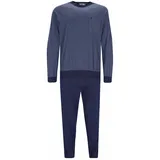 HAJO Pyjama Premium Cotton Blau 62