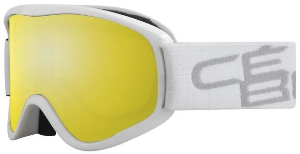 CEBE Ski- und Snowboardbrille RAZOR M - Da., white yell. flash mirror