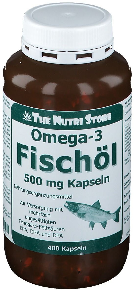 The Nutri Store Omega-3 Fischöl 500mg