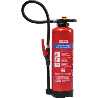 Gloria Wasserfeuerlöscher WKL 6 PRO 6l Aufladegerät Brandkl.21 A m.Wandh.GLORIA