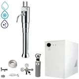 bietal Wassersprudler Tafelwassergerät BieTal® BT-30U Schanksäule 3-Wege mit Hebel 6KG CO2, Sprudelwasseranlage Trinkwasser Wasserspender