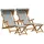 vidaXL Liegestuhl 4 pcs 3 Position Massives Eukalyptus Holz mehrfarbig 4 St.