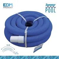EDM Selbst Schwimmender Schlauch ø3,8cm 15m Blau pe