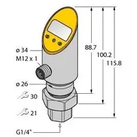 Turck Drucksensor PS010V5012UPN8XH1141