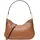 Michael Kors Jet Set Clutch Leder Brown