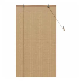 vidaXL Fensterjalousien Und -schattierungen Hellbraun Bambus Vidaxl