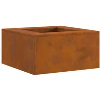 vidaXL - Feuerstelle Quadratisch 60x60x30 cm Cortenstahl