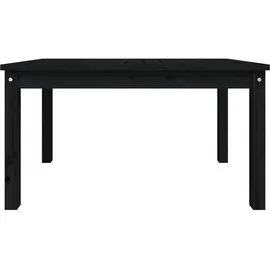 vidaXL Gartentisch 82,5 x 50,5 x 45 cm Schwarz