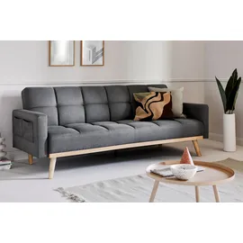 Jahnke Schlafsofa Chillax Box mit Schlaffunktion 2-Sitzer Grau