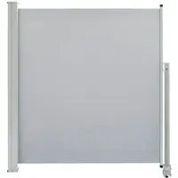 VidaXL Ausziehbare Seitenmarkise 140 x 300 cm grau