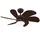 Westinghouse Turbo Swirl 76 cm Deckenventilator braun/wenge mit Licht